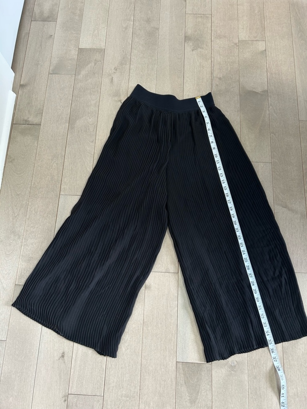 Tristan Black Wide-Leg Pants - Picture 4 of 7